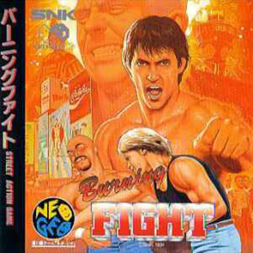 Burning Fight box art for Neo Geo CD